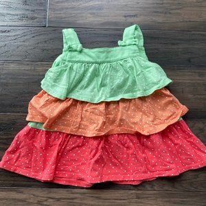Girls 6-12 Month Ruffle Dress